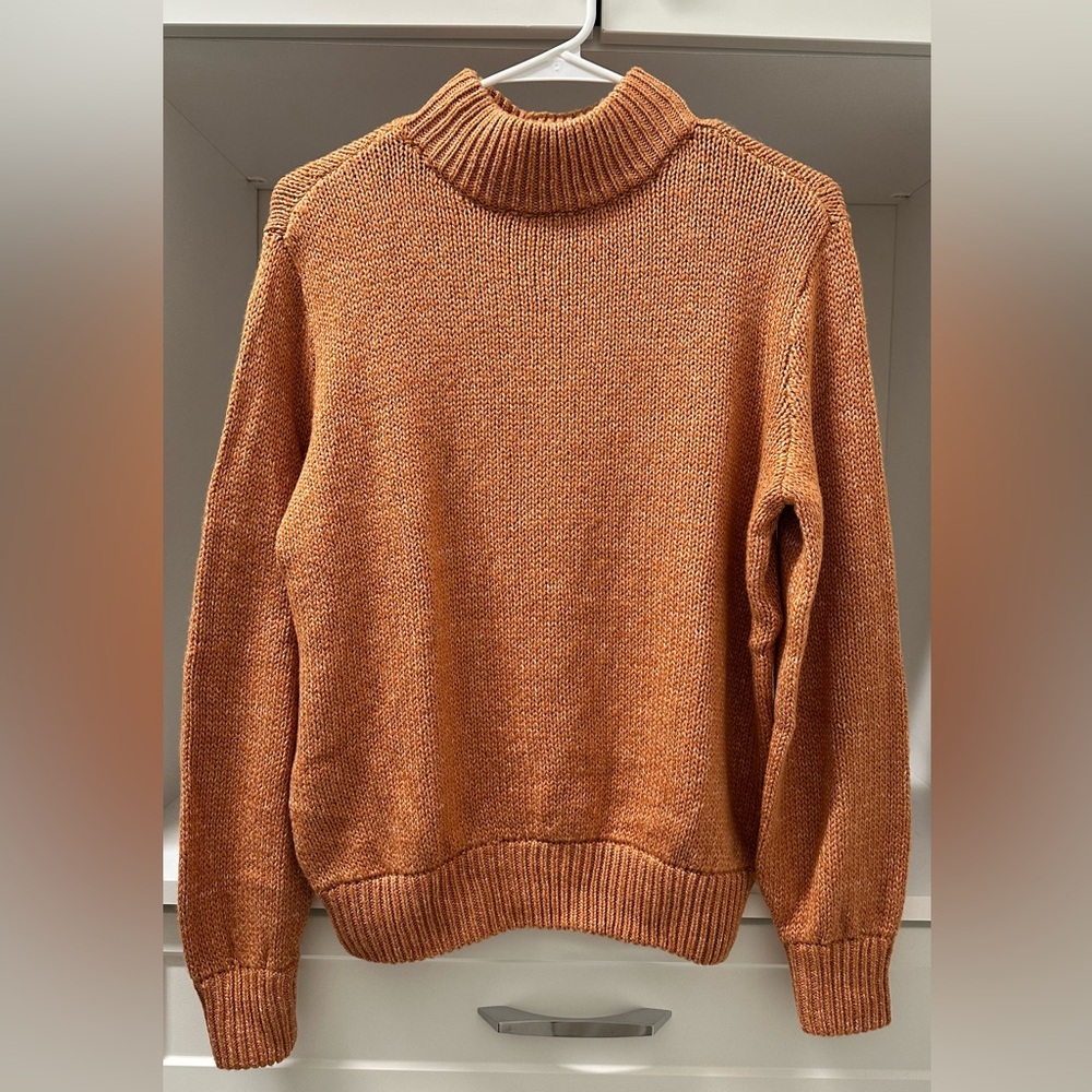 Aerie Rust Turtleneck Sweater
